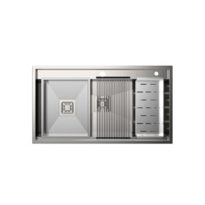 سینک باکسی دستساز radis مدل d90 دو پله ورق ۱.۲