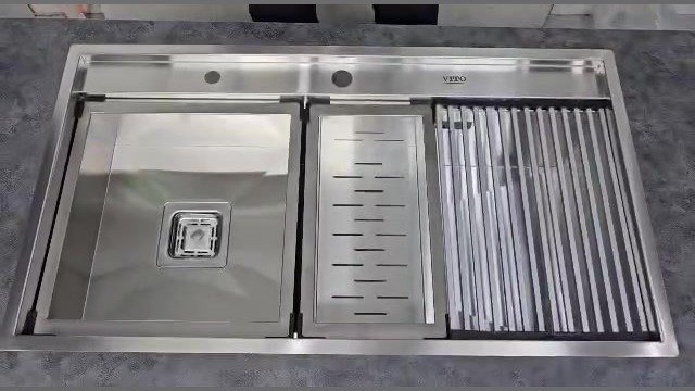 سینک باکسی دستساز بنتو هوگو مدل D90 ورق ۱.۲