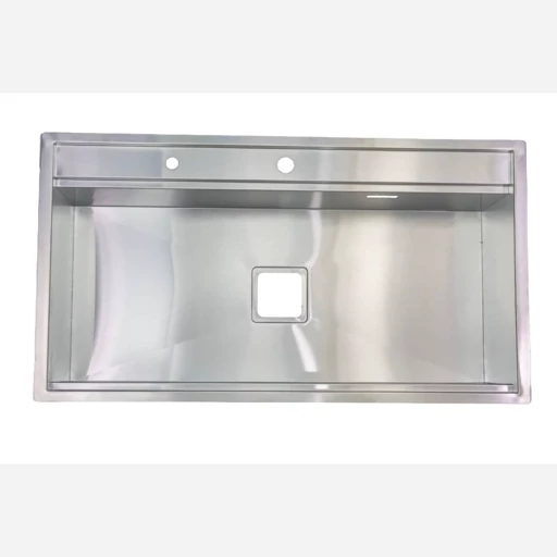 سینک دستساز hogo مدل D90 دو پله ورق ۱.۲